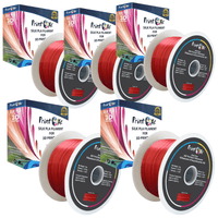 5 KG Net Material on 5 Spools of 3D PLA like SILK Filament 5 Packs (Pick From 9 Colors) 1.75 mm Diameter Each Spool Carry Material Weight 1 Kg (Net) PRINTOXE Filament