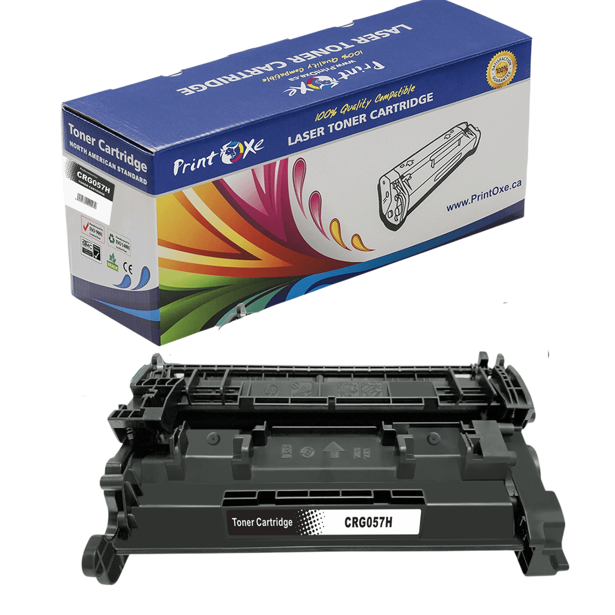 CRG 057H | Without Chip | 2 Compatible 3010C001 Toners High Yield 10K Pages Canon MF443dw MF445dw MF446x MF447dw MF448dw MF449x MF449dw and LBP223dw LBP226dw LBP227dw LBP228x PRINTOXE Toner Cartridges