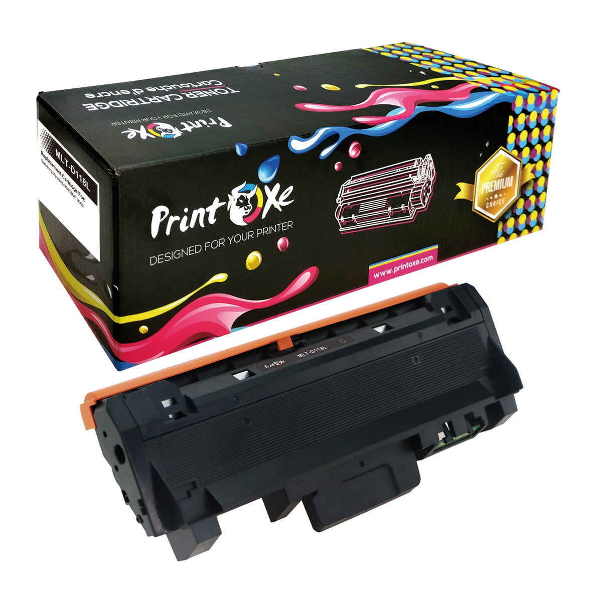 MLT-D118L Compatible 2 Toner Cartridges 118L for Samsung Xpress M3015DW M3065 FW -High Yield of D118S Delivers 4,000 Pages PRINTOXE Toner Cartridges