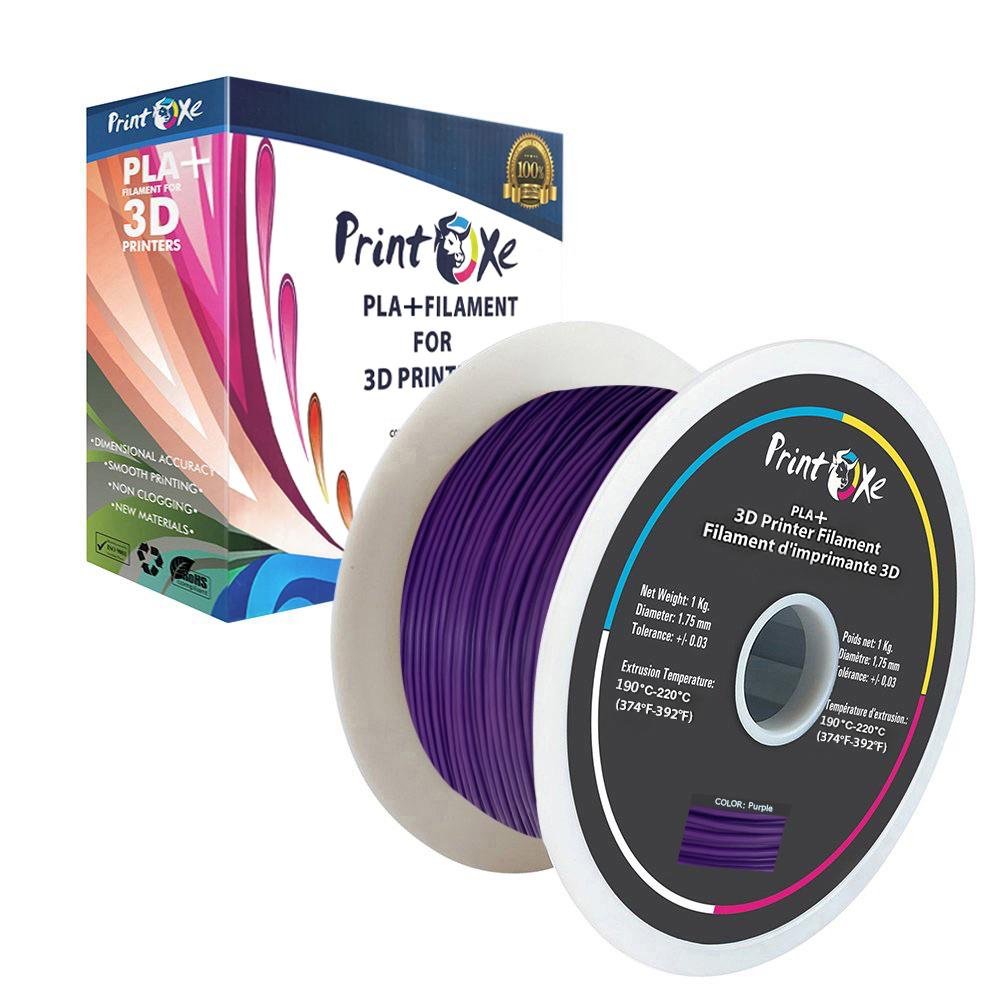 Purple 3D PLA+ / Pro PLA Filament 1 Kg Net on Spool PRINTOXE Filament