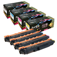 TN227 Compatible Set of 4 Toner Cartridges High Yield TN223 - TN-227 for Brother HL L3210CW L3230CDW L3270CDW L3290CDW and MFC L3710CW L3750CDW L3770CDW PRINTOXE Toner Cartridges