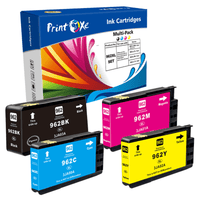 962 XL Set Ink Cartridges HP 962XL OfficeJet 9010 9012 9014 9015 9016 9018 9019 9020 9022 9025 9026 9027 9028 9029 - PRINTOXE