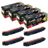 TN227 Compatible 4 BLACK Toner Cartridges High Yield TN223 TN-227 for Brother HL L3210CW L3230CDW L3270CDW L3290CDW and MFC L3710CW L3750CDW L3770CDW PRINTOXE Toner Cartridges