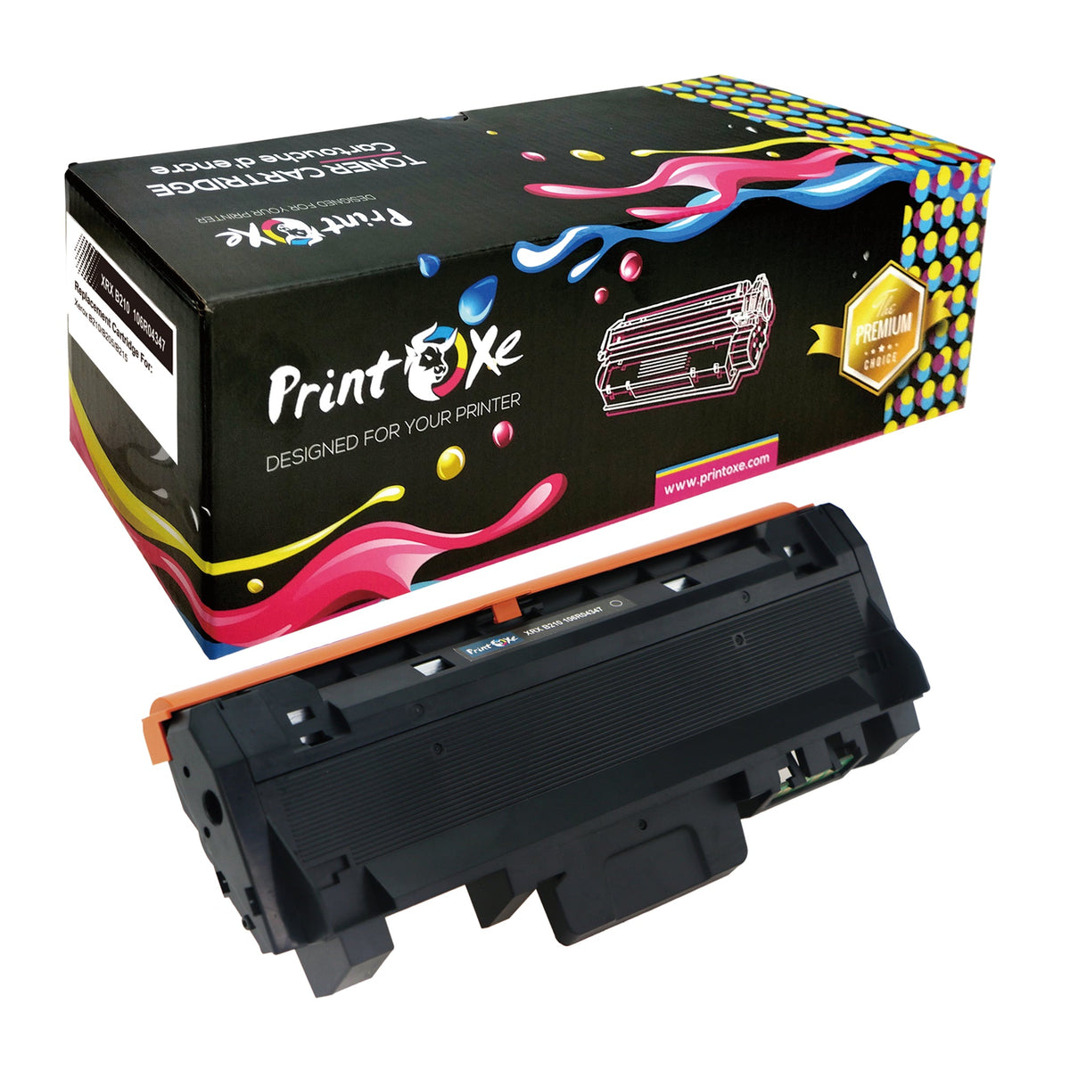 106R04347 / 106R04346 High Yield Toner Cartridge Yield Around 3000 Pages for Xerox B210 / B210DNI / B205 / B205 MFP / B205NI / B215 / B215 MFP / B215DNI Printers PRINTOXE Toner Cartridges