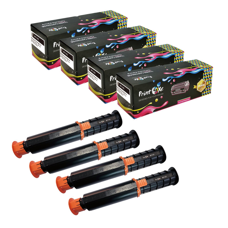 143A / W1143 / W1143Ad Compatible 4 Toner Cartridges for HP Printers PRINTOXE Toner Cartridge