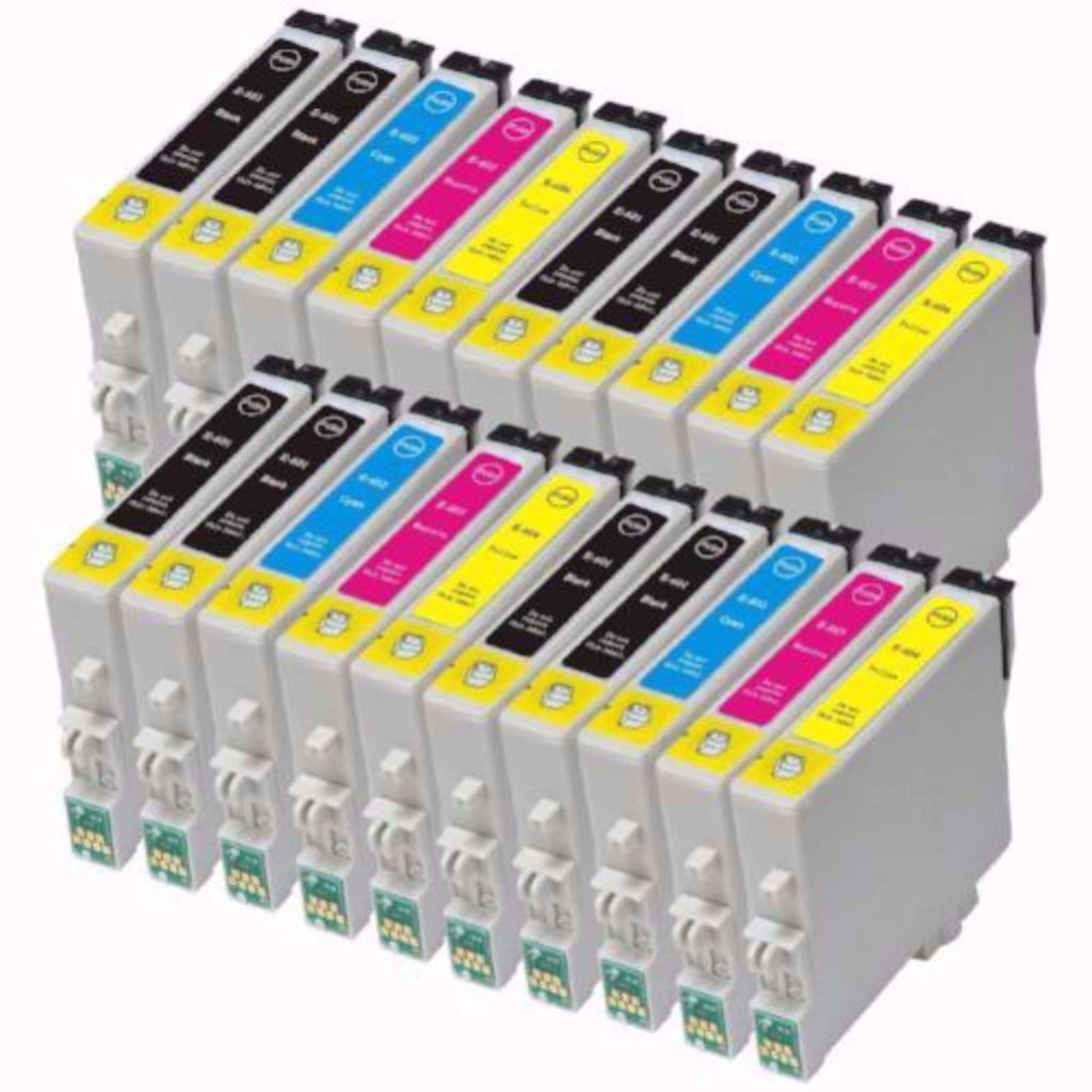 T060 Remanufactured 20 Ink Cartridges for Epson 60 PRINTOXE Ink Cartridge