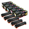 206X Compatible 5 Toners {WITHOUT CHIPs} W2110X W2111X W2112X W2113X PRINTOXE Toner Cartridges