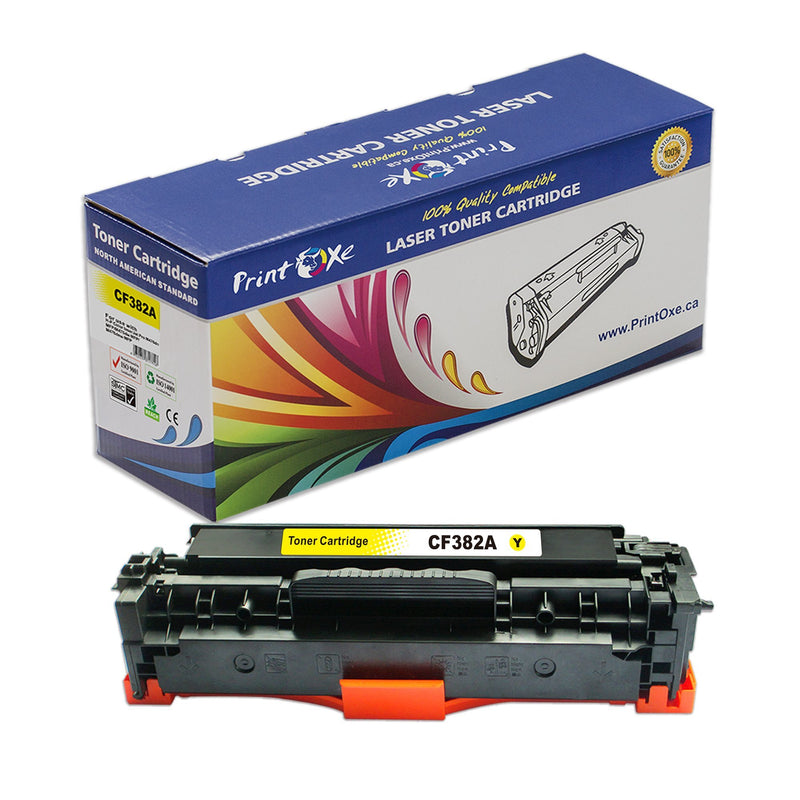 312X Compatible Set + BK | CF380X / CF381A / CF382A / CF383A | for HP PRINTOXE Toner Cartridges