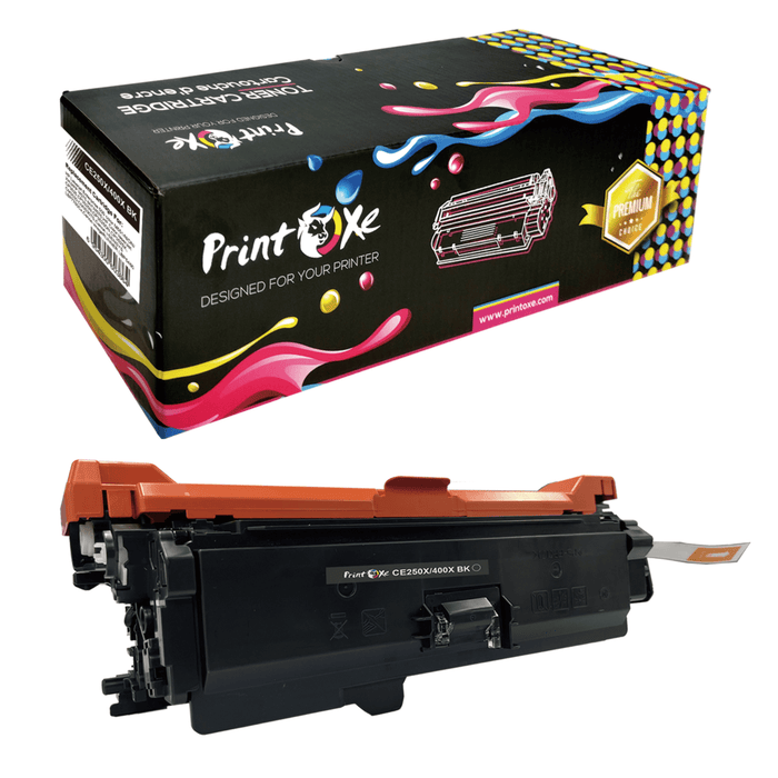 507X Compatible CE400X Black Toner Cartridge for HP Laserjet Enterprise 500 Color M551 M551n M551dn M551xh M575 M575f M575dn PRINTOXE Toner Cartridges