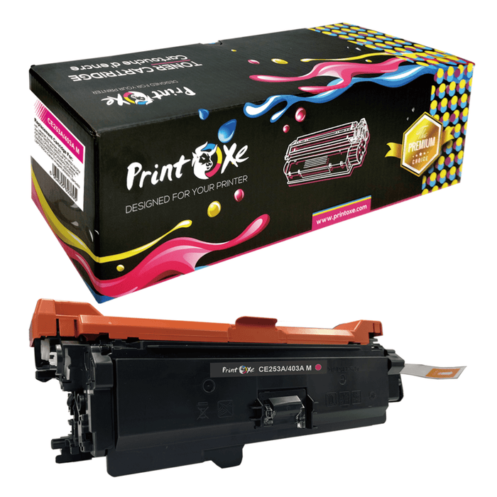 507X Compatible CE403A Magenta (Red) Toner Cartridge for HP Laserjet Enterprise 500 Color M551 M551n M551dn M551xh M575 M575f M575dn PRINTOXE Toner Cartridges