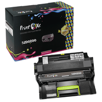 521H00 Toner and 52D0Z00 Imaging Drum Compatible 2 Units 52D1000 and 520Z for Lexmark MS810N MS810DN MS810DE MS810DTN MS811N MS811DN MS811DTN MS812DN MS812DTN MS812DTN MS710dn MS710n MS711dn PRINTOXE Toner Cartridges