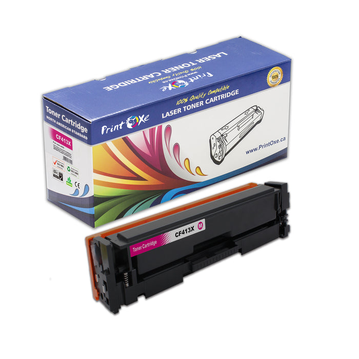 CF413X Magenta Compatible High Yield For HP Jet Pro M452dw 452dn 452nw MFP M377dw M477fnw M477fdn M477fdw PRINTOXE Toner Cartridges