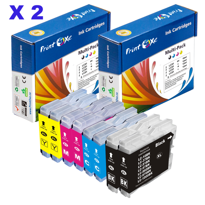 LC-51 Compatible Ink Cartridges for Brother LC51 PRINTOXE Ink Cartridge