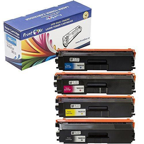 TN315 Compatible Set of 4 Cartridges TN 315 for Brother PRINTOXE Toner Cartridges