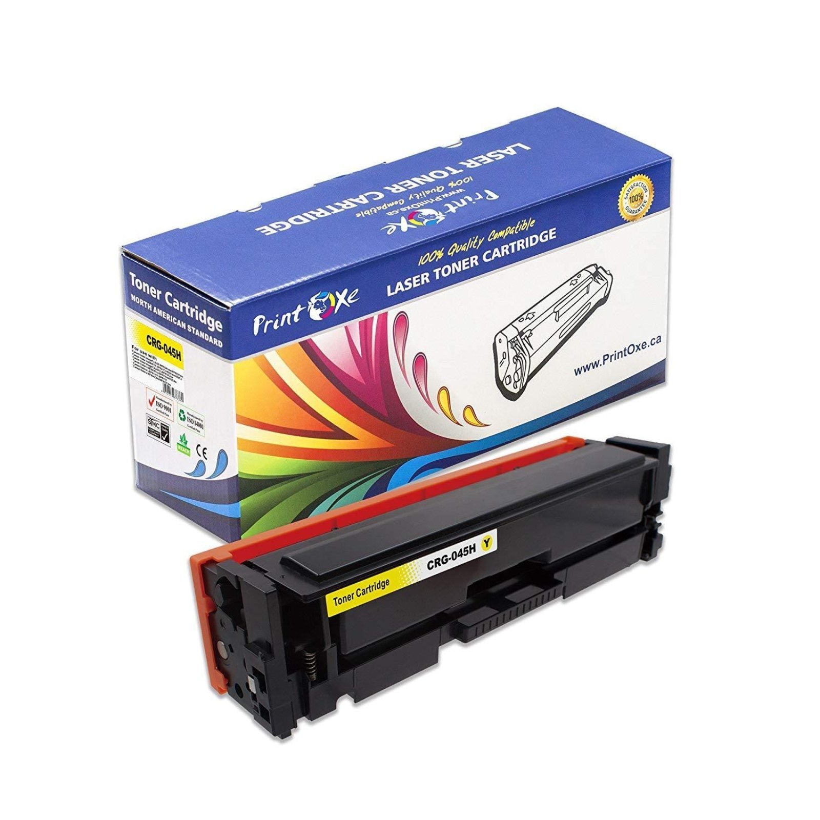 CRG-045H Compatible 5 Toner Cartridges High Yield of 045 for Canon