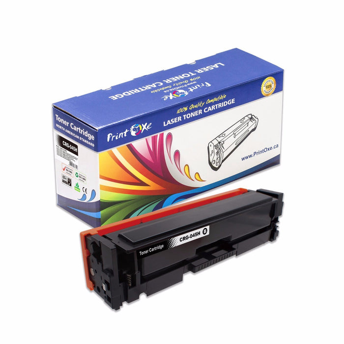 CRG-045H Black 2 Compatible Toner Cartridges High Yield 045 for Canon MF634Cdw MF632Cdw LBP612Cdw & MF631Cn MF633Cdw MF635Cx LBP611Cn LBP613Cdw & Satera LBP612C LBP611C MF634Cdw MF632Cdw PRINTOXE Toner Cartridges