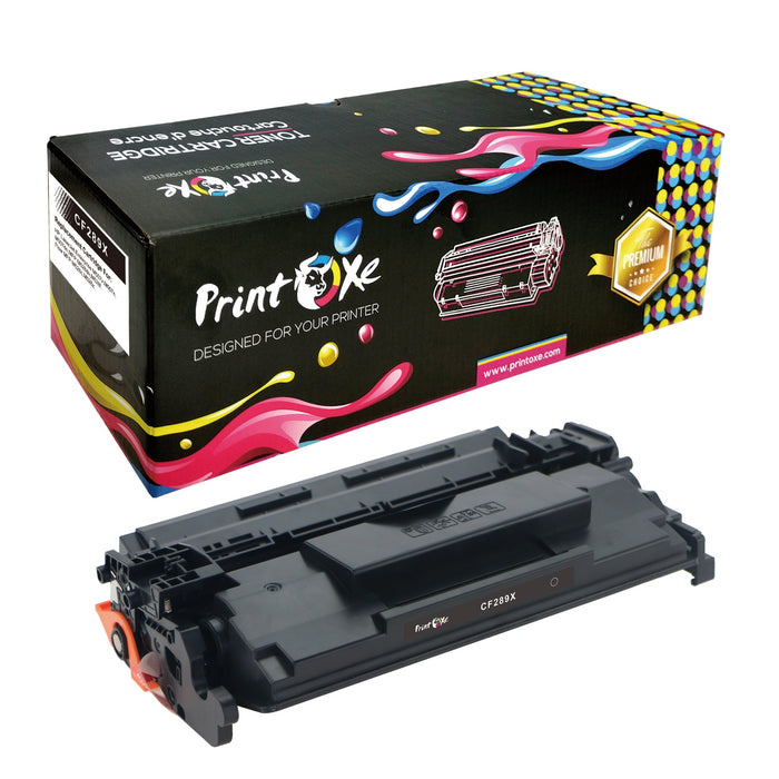 CF289X Compatible Toner Cartridge {Without Chip) High Yield CF289A Yields 10K Pages for HP LaserJet Enterprise M507x M507n M507dn and MFP M528dn M528f / Follow MFP M528c & M528z PRINTOXE Toner Cartridges