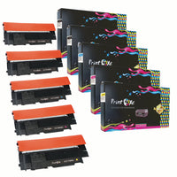 CLT-406S Set + Black of 5 Compatible Cartridges 406S for Samsung CLP 360 362 363 364 365 366 367 368 / CLX 3300 3302 3303 3304 3305 3306 3307 / SL C410W C412W C413W C460W C462W C463W C467W PRINTOXE Toner Cartridges