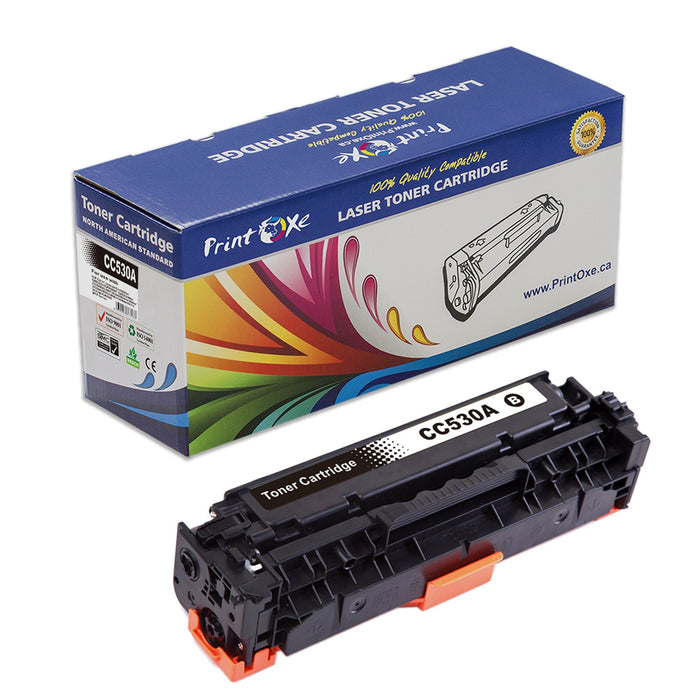 4 Compatible Laser Toner Cartridges Set 304A / 305A / 312A for HP Color LaserJet CM2320 / CP Series (See Details Under Description) PRINTOXE Toner Cartridges