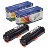 Compatible 304A & 305A Set plus Black Toner | CC530A - CC533A | CE410A - CE413A PRINTOXE Toner Cartridges