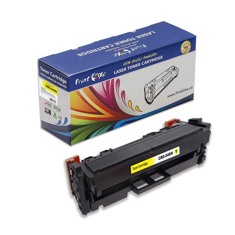 CRG-046H Compatible Set of 4 Toner Cartridges CRG 046 For Canon LBP654cdw MF735cdw MF731cdw MF733cdw & MF732cdw 734cdw 735cx LBP654cx LBP653cdw & MF731cdw LBP654c LBP652c LBP651c MF735cdw MF733cdw PRINTOXE Toner Cartridges