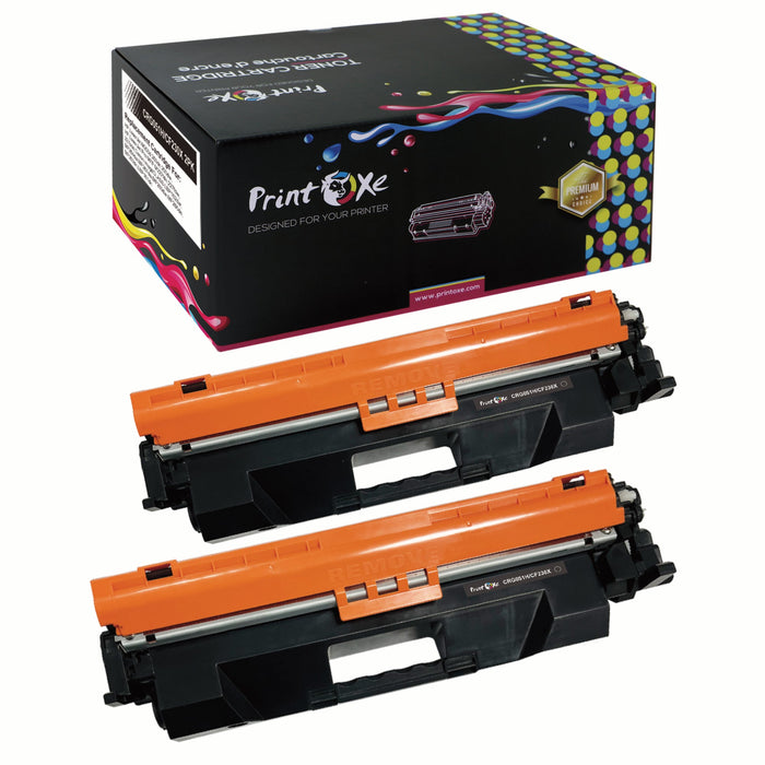 CRG 051H / CF230X Compatible 2 Toner Cartridges for HP LaserJet M203 MFP M227 Series and Canon ImageClass MF263 MF264 MF267 MF267 MF269 & LBP161 LBP163 Series PRINTOXE Toner Cartridges