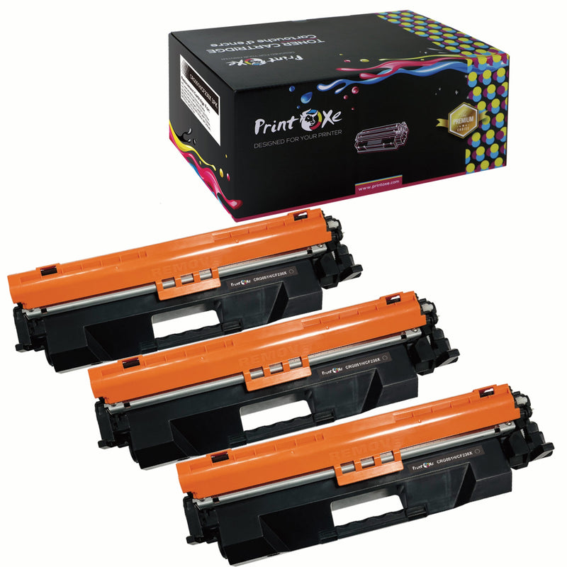 CRG 051H / CF230X Compatible 3 Toner Cartridges for HP LaserJet M203 MFP M227 Series and Canon ImageClass MF263 MF264 MF267 MF267 MF269 & LBP161 LBP163 Series - Pan Continent Inc. - PrintOxe