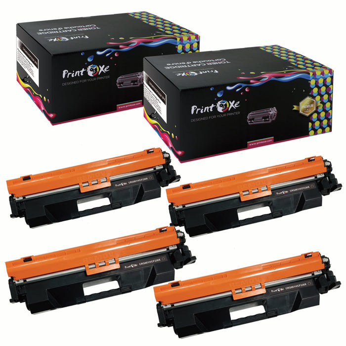 CRG 051H / CF230X Compatible 4 Toner Cartridges for HP LaserJet M203 MFP M227 Series and Canon ImageClass MF263 MF264 MF267 MF267 MF269 & LBP161 LBP163 Series PRINTOXE Toner Cartridges