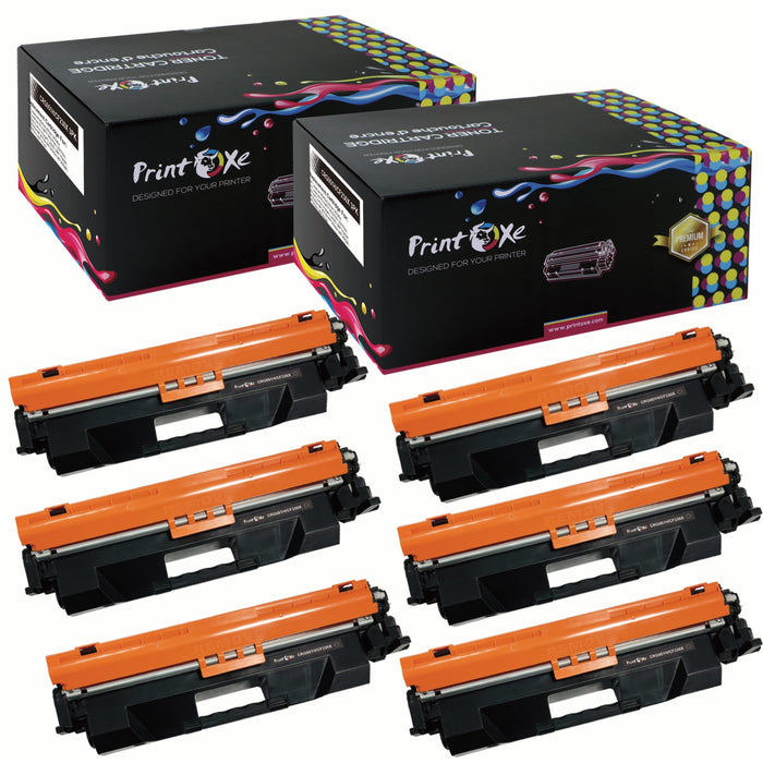 CRG 051H / CF230X Compatible 6 Toner Cartridges for HP LaserJet M203 MFP M227 Series and Canon ImageClass MF263 MF264 MF267 MF267 MF269 & LBP161 LBP163 Series PRINTOXE Toner Cartridges