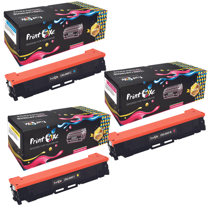 CRG 054H Compatible Coloured Toner Cartridges Without Black for Canon MF622cdw MF640C MF641cw MF642cdw MF643CDW MF644CDW MF645CX LBP620 PRINTOXE Toner Cartridges