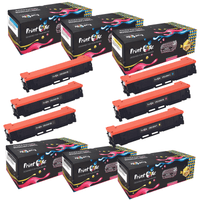 CRG 054H Compatible Set + 2 Black | 6 Toner Cartridges | for Canon MF622cdw MF640C MF641cw MF642cdw MF643CDW MF644CDW MF645CX PRINTOXE Toner Cartridges