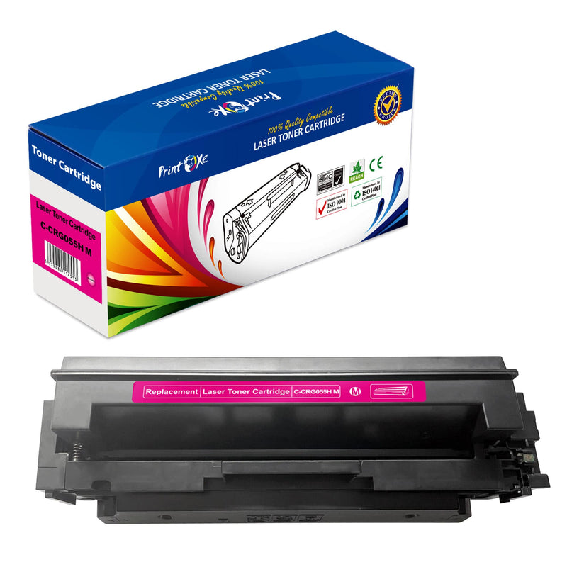 CRG 055H Magenta | Without Chip | Compatible HY Cartridge for Canon Color ImageCLASS MF740C MF741Cdw MF743 MF743Cdw MF745Cdw MF746Cdw LBP660C LBP661C LBP662C LBP664C PRINTOXE Toner Cartridges