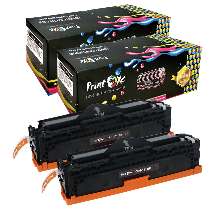 CRG-131 Black 2 Compatible Cartridges for Canon 131 PRINTOXE Toner Cartridges