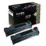 CRG-137 Compatible 4 Toner Cartridges for Canon 9435B001AA & HP CF283X PRINTOXE Toner Cartridges