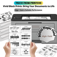 DR820 & 2 TN850 Compatible 3 Units for Brother HL MFC & DCP Series L5000 L5100 L5200 L6200 L6250 L6300 L6400 L5700 L5800 L5850 L5900 L6700 L6750 L6800 L6900 L5500 L5600 L5650 PRINTOXE Toner Cartridges