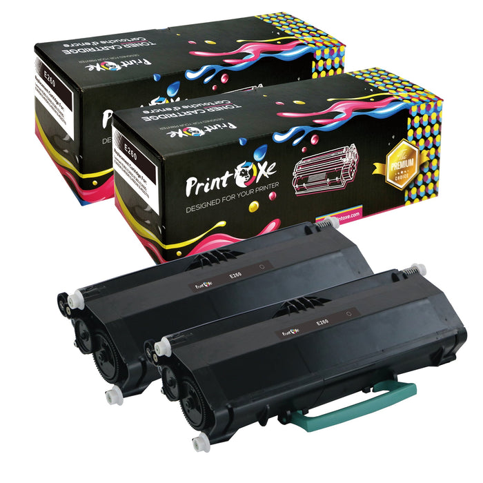 E260A11A Compatible 2 Toner Cartridges for Lexmark E260 E360 E460 E462 PRINTOXE Toner Cartridges