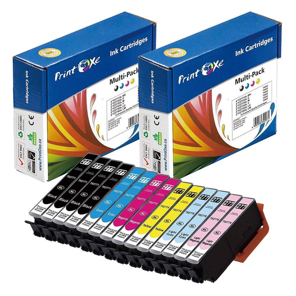 T277 XL Remanufactured High Yield 14 Ink Cartridges 277 for Epson PRINTOXE Ink Cartridge