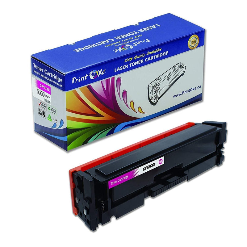 202X Compatible Set of 4 for HP CF500X CF501X CF502X CF503X For HP Color LaserJet Pro M254 M254dw M254nw and MFP M281cdw M281fdn M281fdw M280 M280nw PRINTOXE Toner Cartridges
