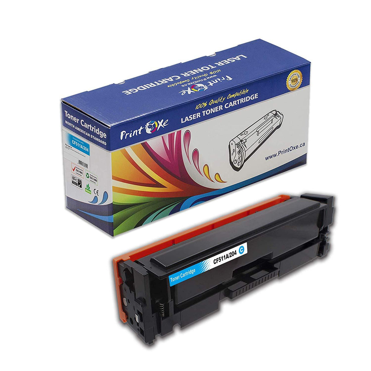 204A Compatible CF511A Cyan (Blue) Cartridge | Cyan CF511A | HP LaserJet Pro M154nw / M180nw / M180n / M181 / M181fw PRINTOXE Toner Cartridges