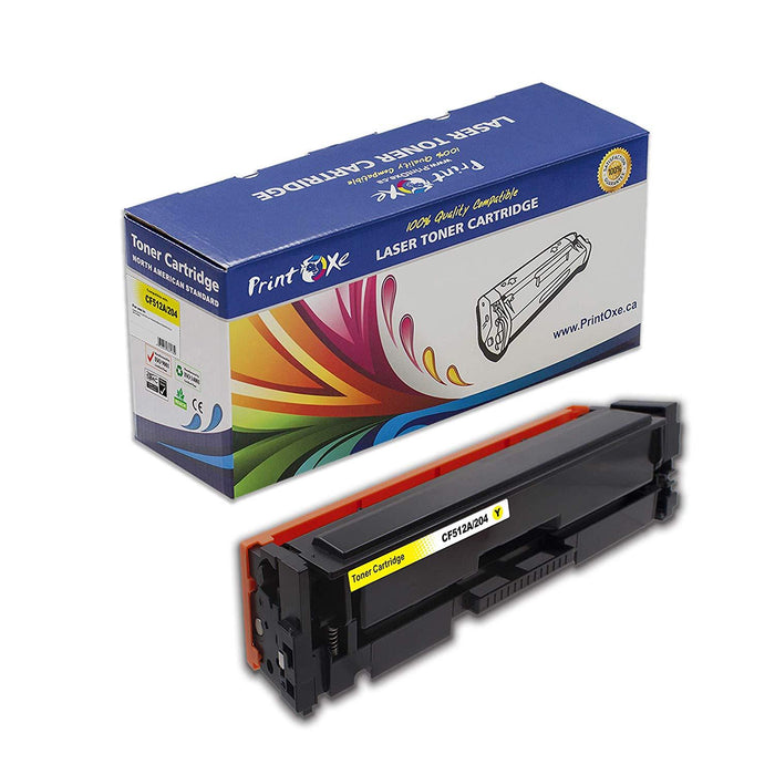 204A Compatible CF512A Yellow Cartridge | Yellow CF512A | HP LaserJet Pro M154nw / M180nw / M180n / M181 / M181fw PRINTOXE Toner Cartridges