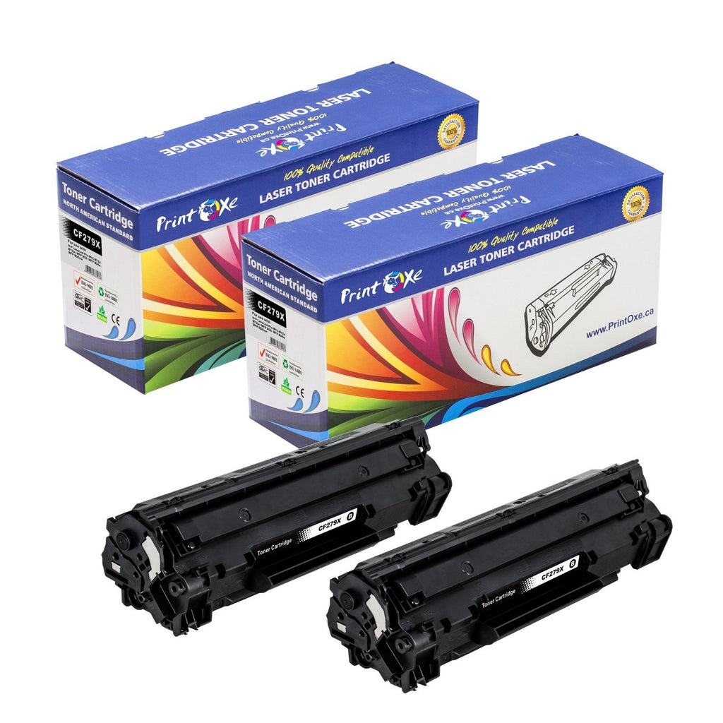 CF279X Compatible 2 High Yield Cartridges for HP CF279A / 79A PRINTOXE Toner Cartridges