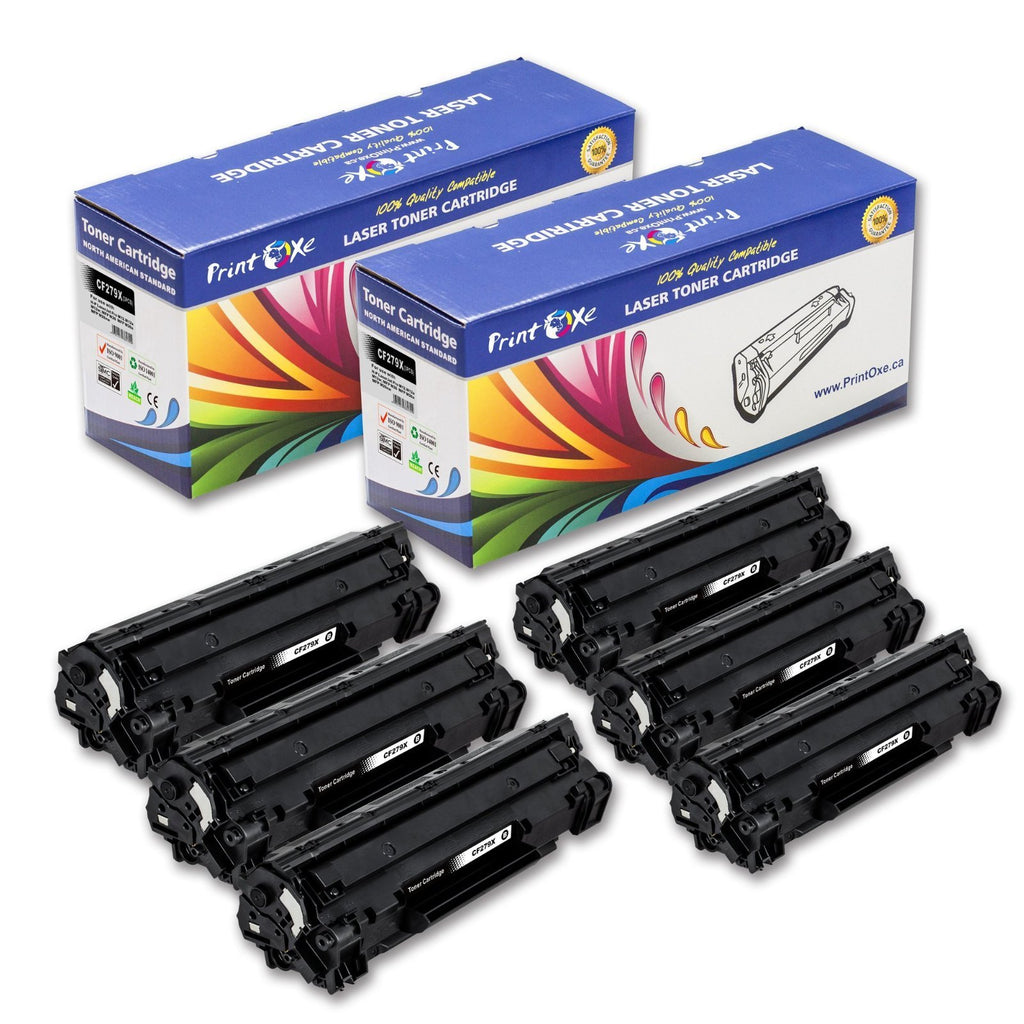 CF279X Compatible 6 High Yield Cartridges for HP CF279A / 79A PRINTOXE Toner Cartridges