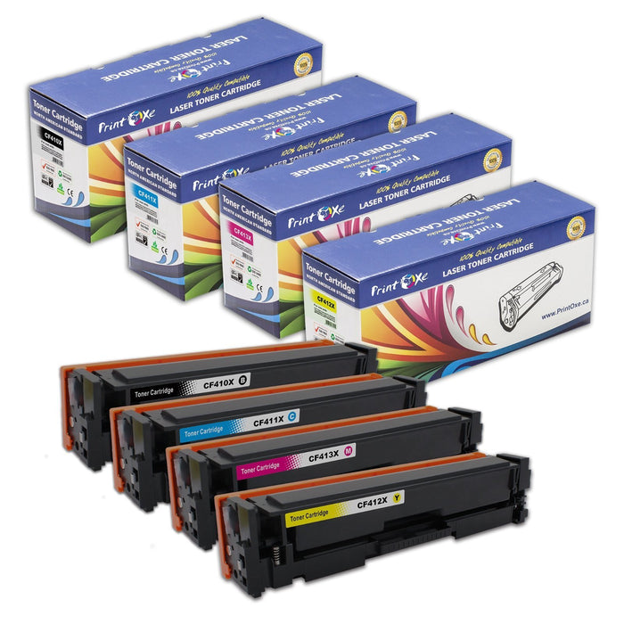 CF410X CF411X CF412X CF413X Compatible Set For HP Jet Pro M452dw 452dn 452nw MFP M377dw M477fnw M477fdn M477fdw PRINTOXE Toner Cartridges