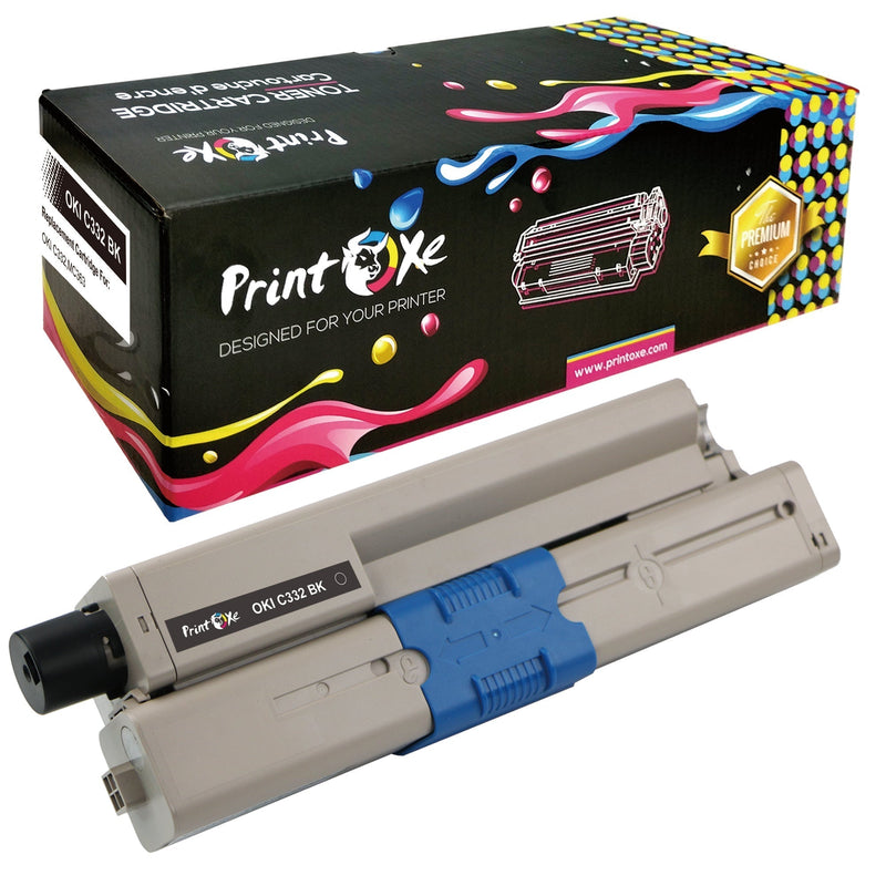 OKI C332 Compatible Set + BK for OKIDATA C332 MC363 PRINTOXE Toner Cartridge