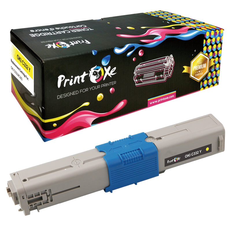 OKI C332 Compatible Yellow 46508701 for MC363 C332dn MC363dn C332dnw Pan Continent Inc. - PrintOxe Toner Cartridge