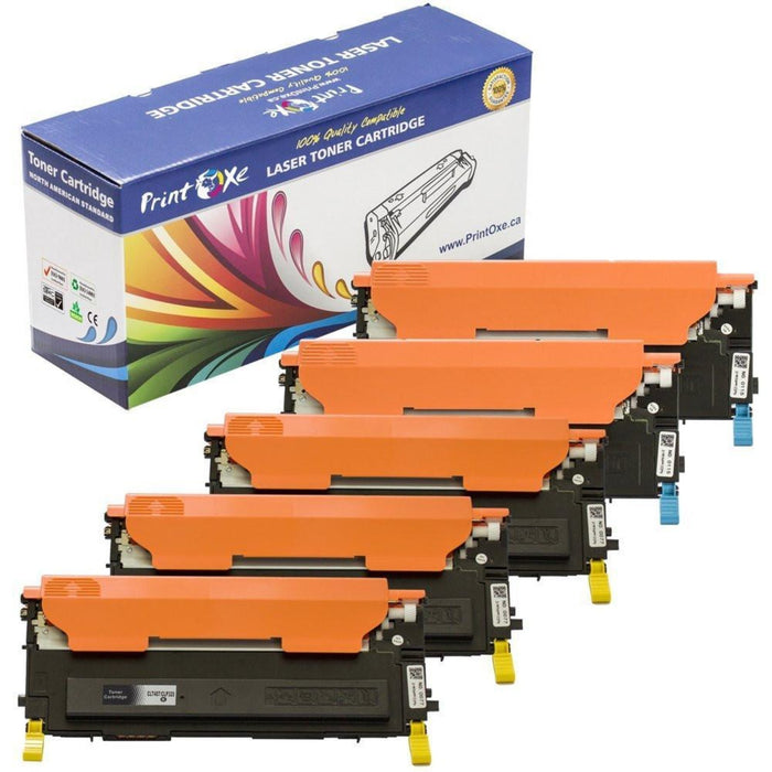 CLT-407S Set + Black of 5 Compatible Cartridges for Samsung 407S PRINTOXE Toner Cartridges