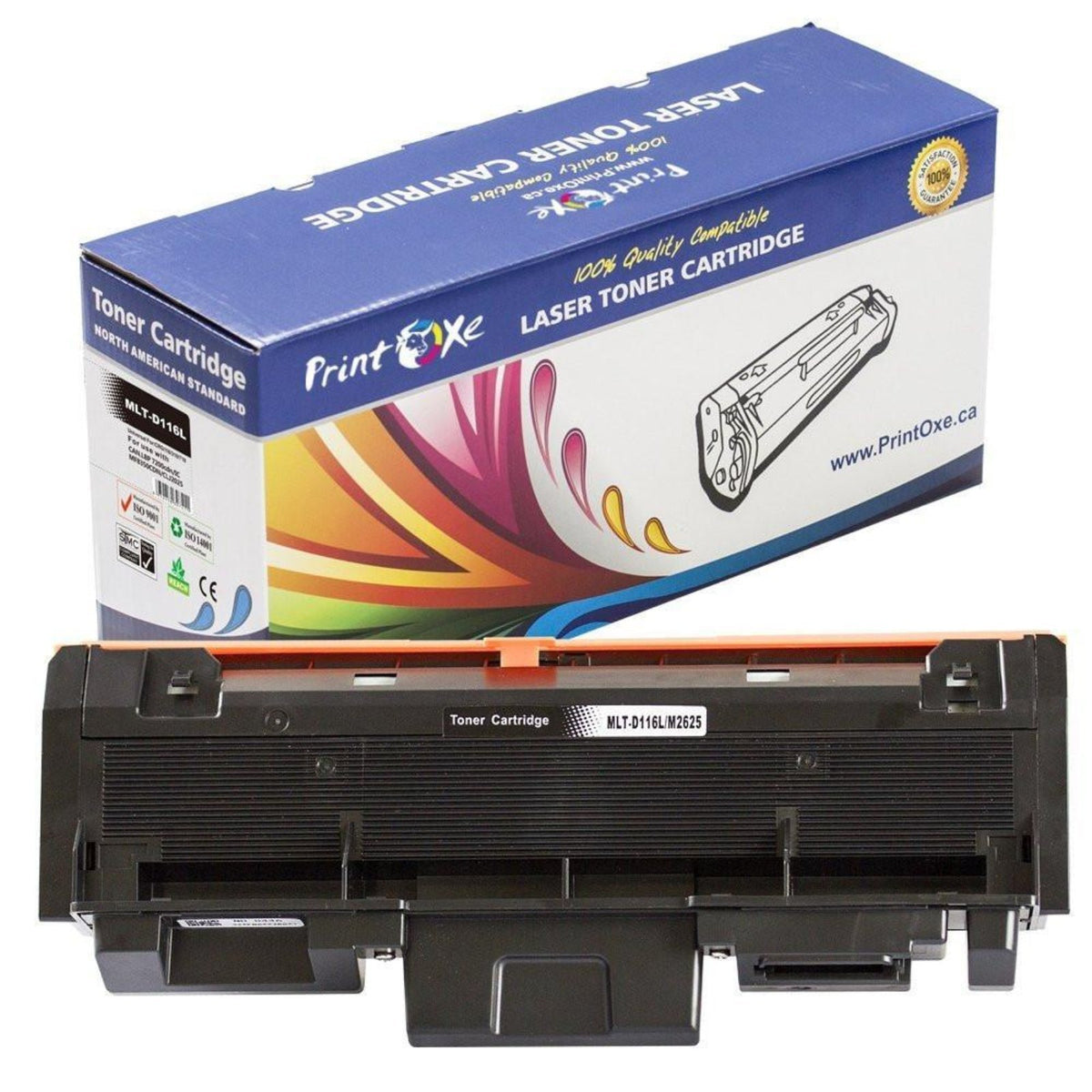 MLT-D116L Compatible High Yield Toner Cartridge D116L D116S for Samsung SL-M2625 SL-M2825 SL-M2826 SL-M2675 SL-M2676 SL-M2875 SL-M2876 PRINTOXE Toner Cartridges