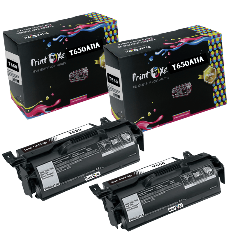 T650A11A T650H21A T650H11A T650A11A laser toner Cartridges Lexmark T650DN T650DTN T650N T652 T652DN T652DTN T654 T654DN T654DTN T656 T656DNE - Pan Continent Inc. - PRINTOXE