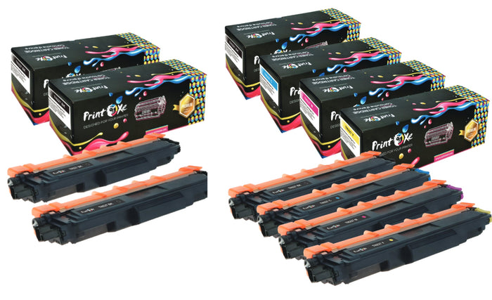 TN227 Compatible 6 Toner Cartridges High Yield TN223 - TN-227 for Brother HL L3210CW L3230CDW L3270CDW L3290CDW and MFC L3710CW L3750CDW L3770CDW PRINTOXE Toner Cartridges