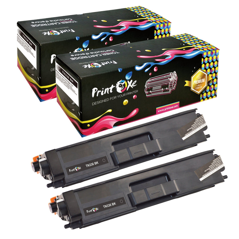 TN336 Compatible Set + Black of 5 TN-336 Toner Cartridges TN 336 / 326 for Brother HL L8350CDN L8350CDW L8350CDWT and DCP L8450CDW and MFC L8600CDW L8650CDW L8850CDW PRINTOXE Toner Cartridges